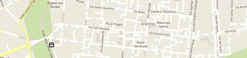 Mappa della impresa banca intesa spa a LUCCA