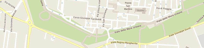 Mappa della impresa velardi studio tecnico profesionale arch ernesto a LUCCA