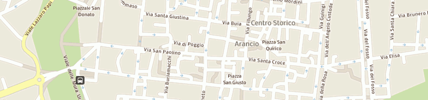 Mappa della impresa buccellato taddeucci di giulio e anna magali' taddeucci snc a LUCCA