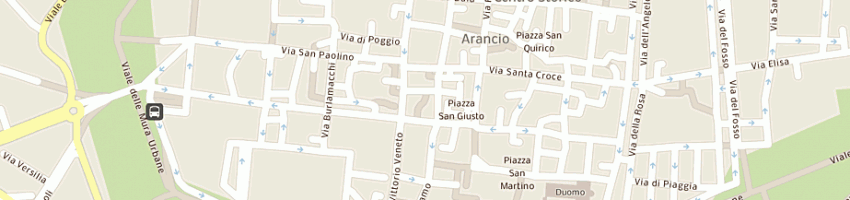 Mappa della impresa gielle (sas) a LUCCA
