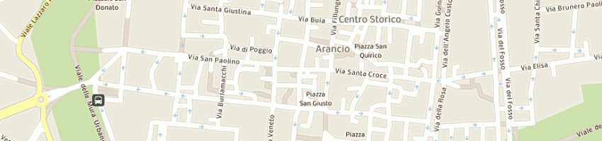 Mappa della impresa associazione mutilati e invalidi di guerra a LUCCA