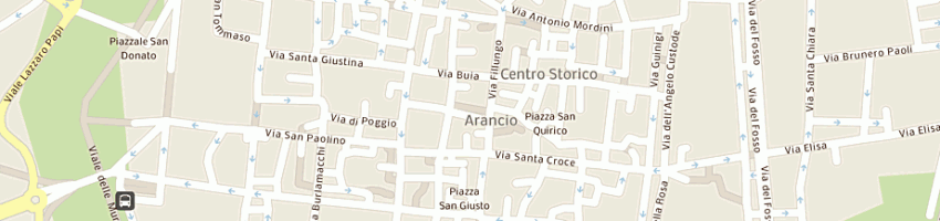 Mappa della impresa free shop sas di scardigli m gabriella e c a LUCCA