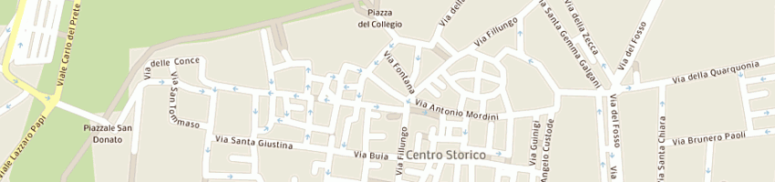 Mappa della impresa bierregi snc laboratorio orafo a LUCCA