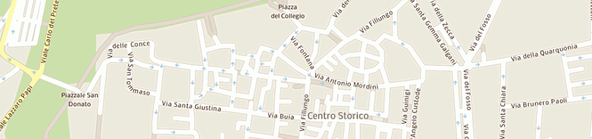Mappa della impresa ristorante antico sigillo di nardini giuliana e c sas a LUCCA