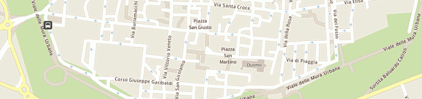 Mappa della impresa diffusion hair di mariani giancarlo e vangelisti patrizia (snc) a LUCCA