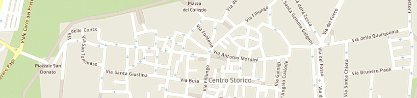 Mappa della impresa consorzio fra commercianti della provincia di lucca per la garan zia collettiva dei fidi a LUCCA