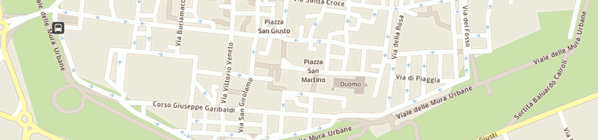 Mappa della impresa mazzei piero a LUCCA