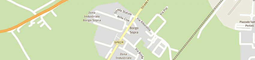Mappa della impresa ristorante bar pizzeria il gabbiano a BRESCELLO