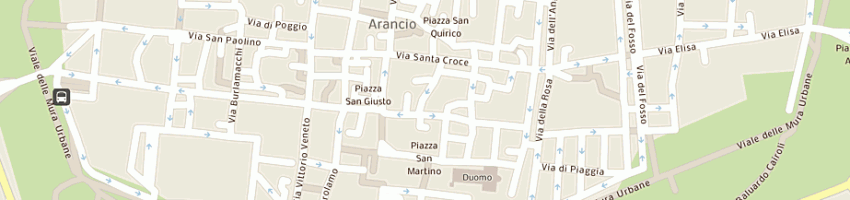 Mappa della impresa santori l'arredamento srl a LUCCA