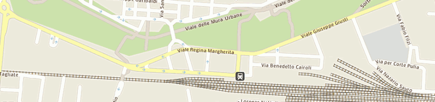 Mappa della impresa ragghianti giovanni a LUCCA
