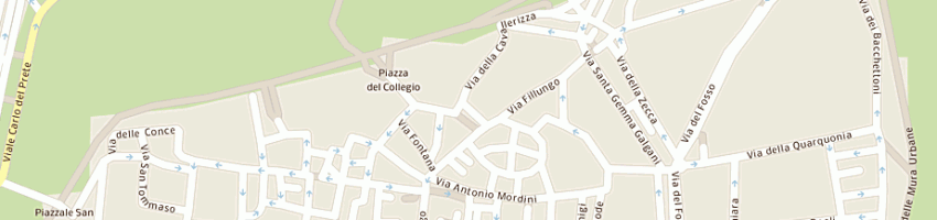 Mappa della impresa losito giuseppe a LUCCA