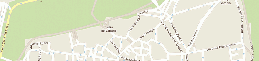 Mappa della impresa pinelli antonio a LUCCA