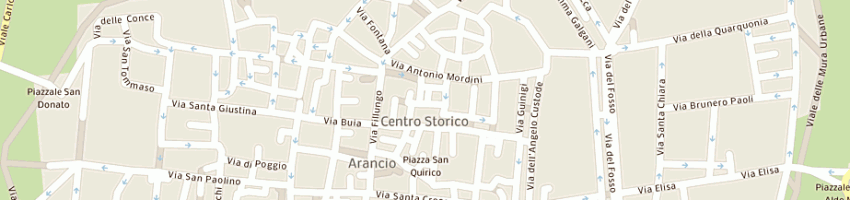 Mappa della impresa gusto srl a LUCCA