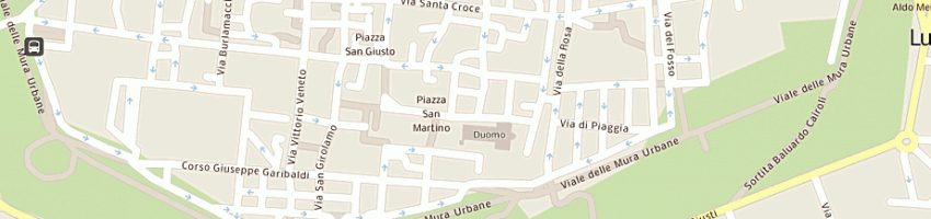 Mappa della impresa bar girovita di galleria vannucci di vannucci giuseppe e c sas a LUCCA