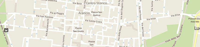 Mappa della impresa casa di mode mignon a LUCCA