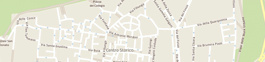 Mappa della impresa la triestina di cesari ernesto e c snc a LUCCA