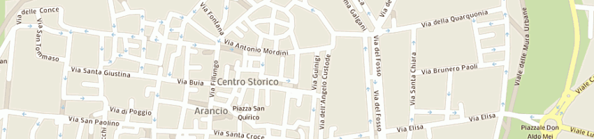 Mappa della impresa francesconi mario di francesconi massimo e c - snc a LUCCA