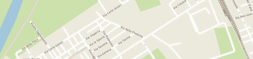 Mappa della impresa mastini doriano a CECINA