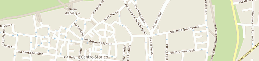 Mappa della impresa montinari adriano a LUCCA