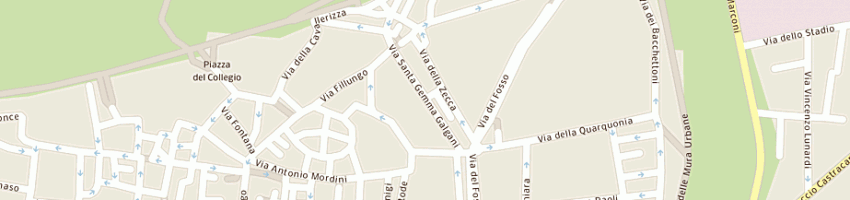 Mappa della impresa tamata viaggi di banti fiorella a LUCCA