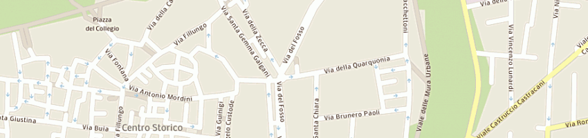 Mappa della impresa osteria il bel locale a LUCCA