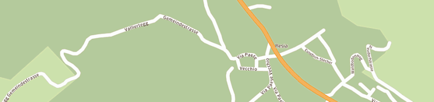 Mappa della impresa hotel al lago a CURON VENOSTA
