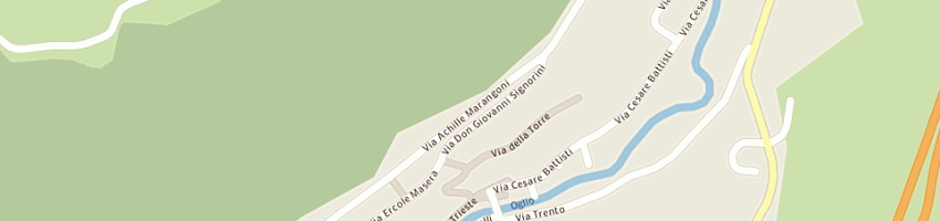 Mappa della impresa cassa rurale alta valdisole e pejo a PONTE DI LEGNO