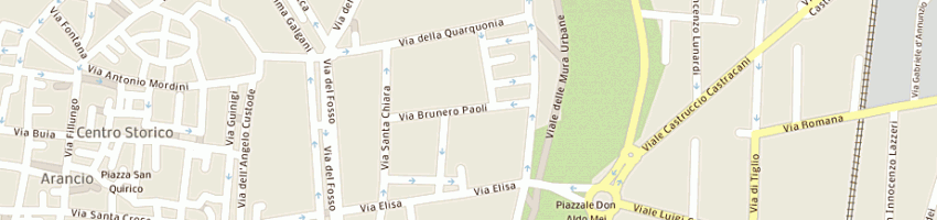 Mappa della impresa croce verde a LUCCA