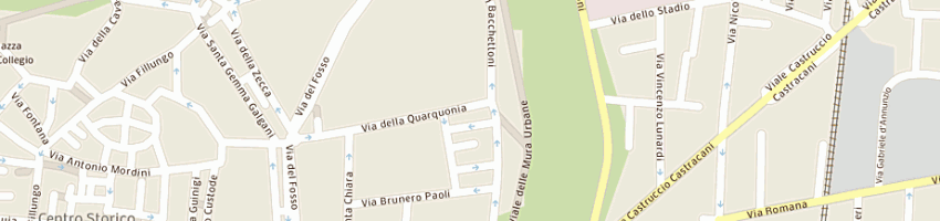 Mappa della impresa tine' antonino a LUCCA