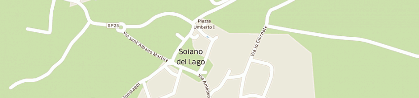 Mappa della impresa roberti sergio a SOIANO DEL LAGO