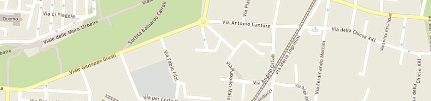 Mappa della impresa ardito e c (srl) a LUCCA