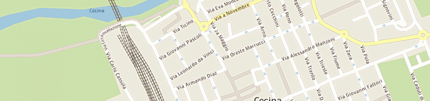 Mappa della impresa fobor snc di borghi francesco e zucchelli fabio a CECINA
