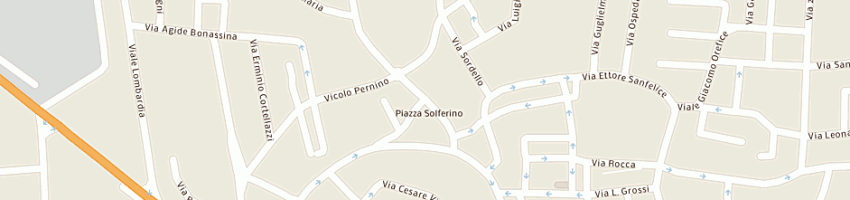 Mappa della impresa bar - osteria s maria di lanfredi marini nadia e c sas a VIADANA