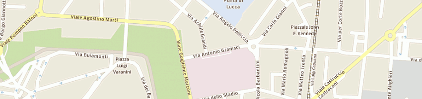 Mappa della impresa direzione provinciale del lavoro a LUCCA