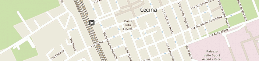 Mappa della impresa sandiego di merlini giancarlo a CECINA
