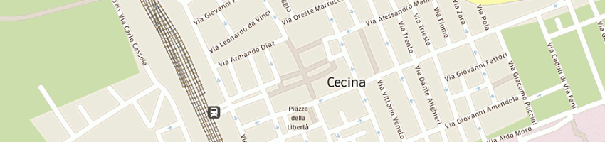 Mappa della impresa bianchi dilio a CECINA
