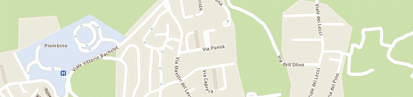 Mappa della impresa ed di sozzi d e c sas a PIOMBINO