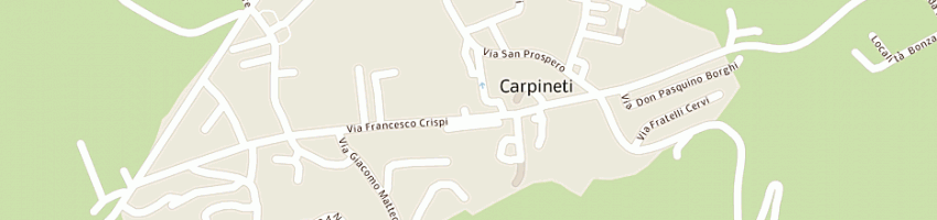 Mappa della impresa capitani francangelo a CARPINETI
