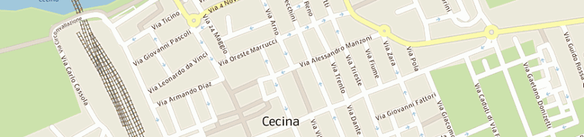 Mappa della impresa cierre sas di colamarino elvira e c a CECINA