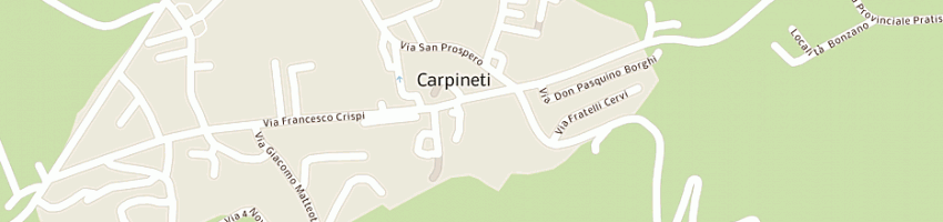 Mappa della impresa baroni domenico e c (snc) a CARPINETI