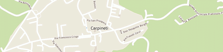 Mappa della impresa ganapini srl a CARPINETI