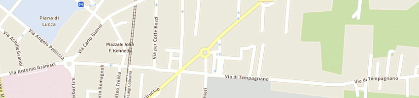 Mappa della impresa burax srl a socio unico a LUCCA