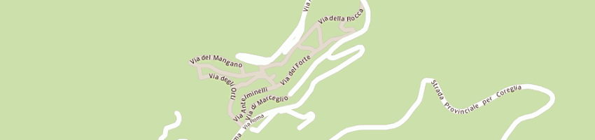 Mappa della impresa copal snc di canal gianfranco e c a COREGLIA ANTELMINELLI
