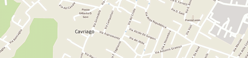 Mappa della impresa municipio di cavriago a CAVRIAGO