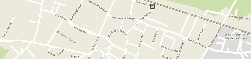 Mappa della impresa caroli daniele a CAVRIAGO
