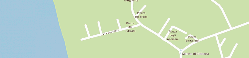 Mappa della impresa pensione flora di giusti riccardo a BIBBONA