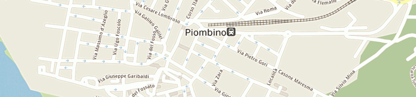 Mappa della impresa rosa - azzurro di gurieri francesca giorgio e alessandro snc a PIOMBINO