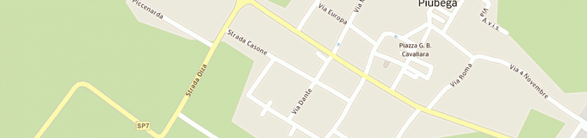 Mappa della impresa caprioli mauro a PIUBEGA