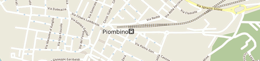 Mappa della impresa omev dei flli poggio leandro luciano e peluffo domenico a PIOMBINO