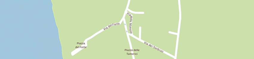 Mappa della impresa villaggio i sorbizzi srl a BIBBONA